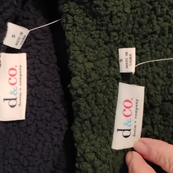 NWOT Denim & Co Fleece Coats - Picture 9 of 9